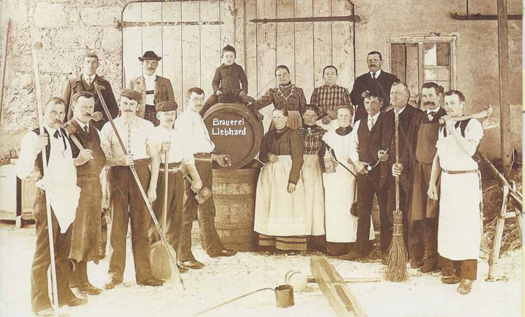 Aufbau der Liebhardschen Brauerei Privatbrauerei Ayinger