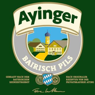 Ayinger Bairisch Pils Etikett