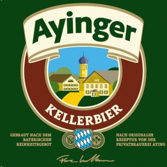 Ayinger Kellerbier Etikett
