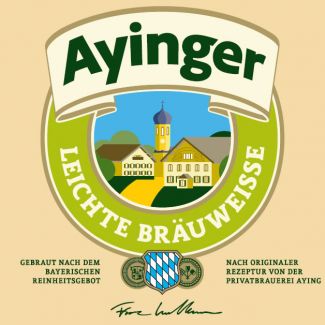 Ayinger Leichte Braeuweisse Etikett